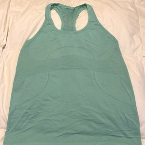 Aqua Lululemon tank good condition size 12